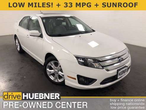 2012 Ford Fusion White Suede ON SPECIAL - Great deal! - cars &... for sale in Carrollton, OH