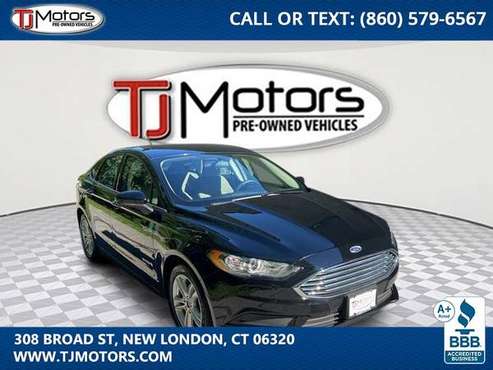 Check Out This Spotless 2018 Ford Fusion Hybrid with 65, 814 for sale in New London, CT
