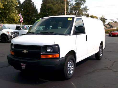 2008 CHEVROLET EXPRESS 2500 CARGO WORK VAN for sale in TROY, OH