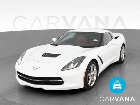 2014 Chevy Chevrolet Corvette Stingray Coupe 2D coupe White -... for sale in Placerville, CA