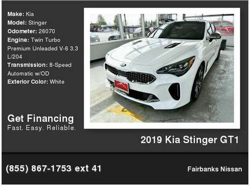 2019 Kia Stinger Gt1 - - by dealer - vehicle for sale in Fairbanks, AK