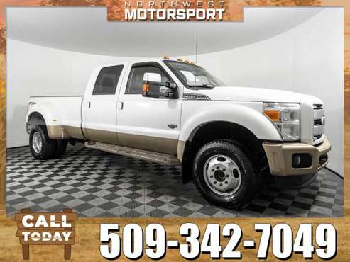 *WE BUY CARS* 2011 *Ford F-450* King Ranch Dually 4x4 for sale in Spokane Valley, WA