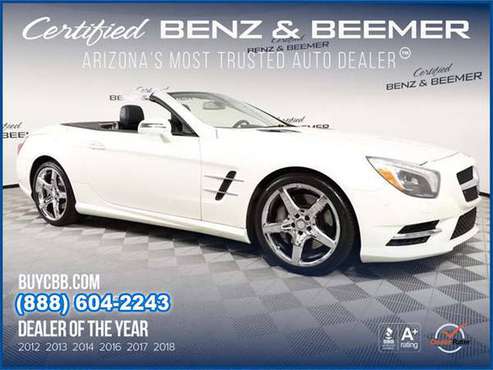 ~15212- 2013 Mercedes-Benz SL-Class SL550 WHITE DIAMOND Prem1 Pkg 13 s for sale in Scottsdale, AZ