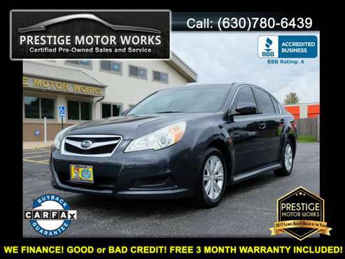 2010 Subaru Legacy AWD 90K MILES! CERTIFIED! WE FINANCE! CLEAN CARFAX! for sale in Naperville, IL