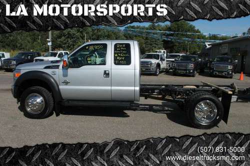 2011 FORD F-450 SUPERDUTY EXT CAB & CHASSIS DRW 4X4 6.7L POWERSTROKE... for sale in WINDOM, ND