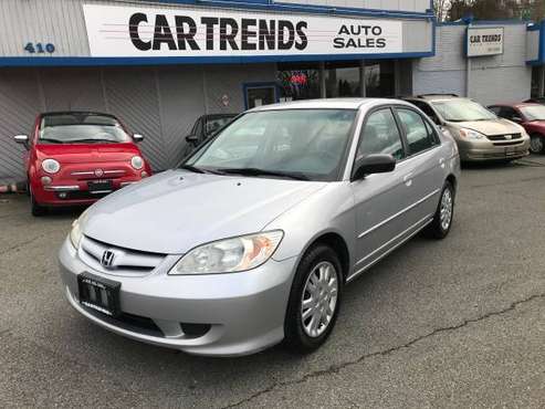 2005 Honda Civic Lx 5-Speed Well Kept - - by dealer for sale in Renton, WA