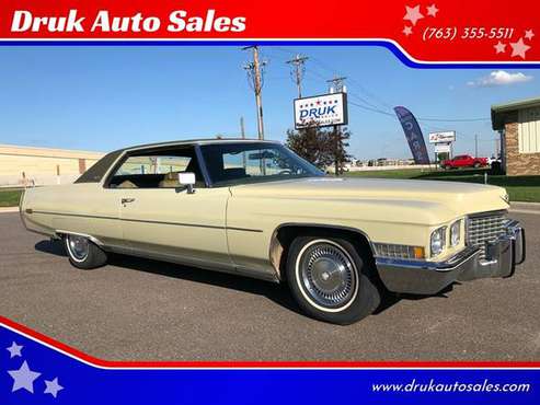 1972 Cadillac Coupe DeVille *Survivor* Great Running Driving Car for sale in Ramsey , MN