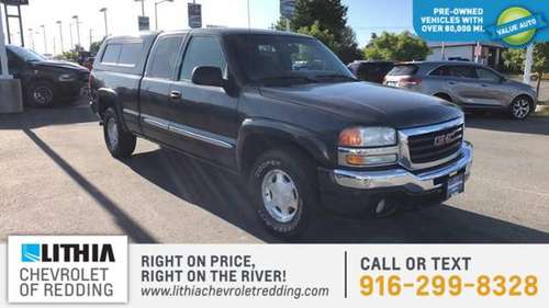 2004 GMC Sierra 1500 Ext Cab 143.5 WB 4WD SLE for sale in Redding, CA