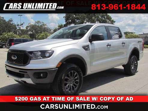2019 Ford Ranger XLT CREW CAB ECOBOOST for sale in TAMPA, FL