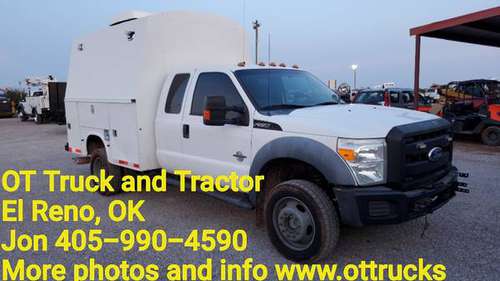 2011 Ford F-550 4wd Ext Cab KUV Service Utility Camper W A/C 6.7L 4wd for sale in Oklahoma City, OK