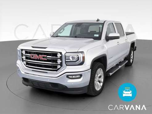 2018 GMC Sierra 1500 Crew Cab SLT Pickup 4D 5 3/4 ft pickup Gray - -... for sale in Fort Worth, TX
