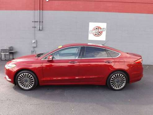 2017 Ford Fusion Titanium FWD with Outside Temp Gauge for sale in Janesville, WI