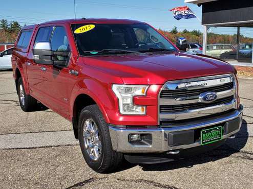 2015 Ford F-150 Super Crew Lariat 4WD, 97K, Nav, Bluetooth Cam for sale in Belmont, NH