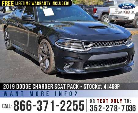 2019 DODGE CHARGER SCAT PACK WiFi Hotspot, Touchscreen for sale in Alachua, FL