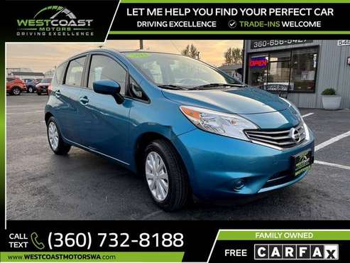 2015 Nissan Versa Note SV Hatchback 4D FOR ONLY - - by for sale in Bellingham, WA