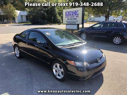 2008 Honda Civic EX Coupe AT with Navigation for sale in Raleigh, NC
