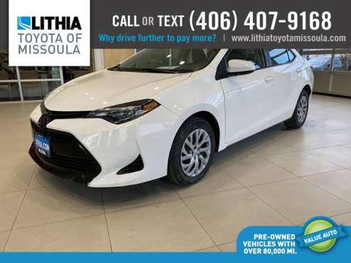 2018 Toyota Corolla LE CVT - - by dealer - vehicle for sale in Missoula, MT