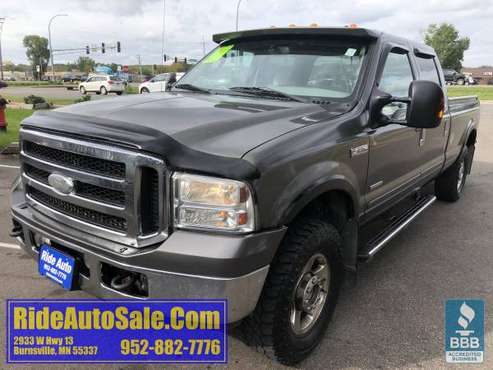 2005 Ford F250 F-250 Lariat Crew 4x4 BULLET PROOFED 6.0 DIESEL nice !! for sale in Minneapolis, MN