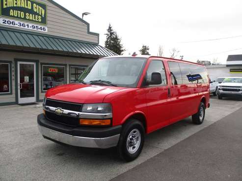 2017 Chevrolet Express 3500 Extended Passenger Van Wagon 75k Low for sale in Seattle, WA