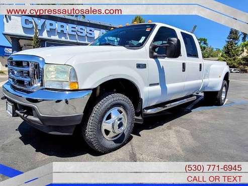 2002 FORD F350 CREW CAB 7 3L DIESEL 4WD DUALLY - - by for sale in Auburn , CA
