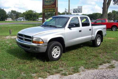 2004 DODGE DAKOTA QUAD CAB SLT 4X4 for sale in Dade City, FL