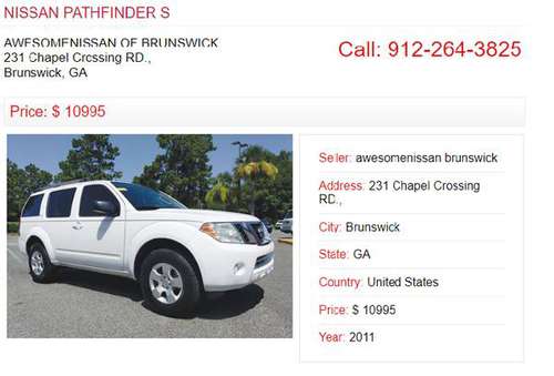 NISSAN PATHFINDER for sale in Brunswick, GA