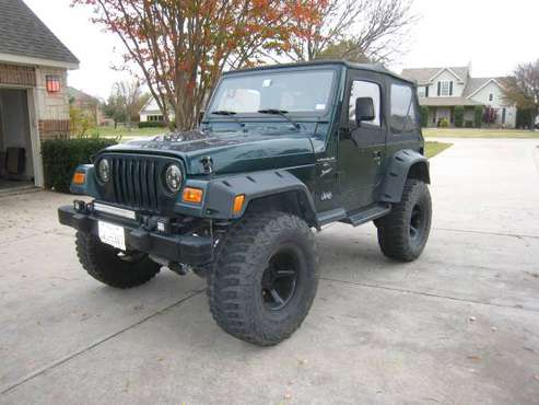 1999 Jeep Wrangler Sport - cars & trucks - by owner - vehicle... for sale in Denton, TX