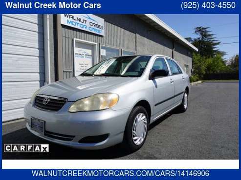 2007 Toyota Corolla CE Gas Saver Clean - - by dealer for sale in Walnut Creek, CA