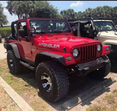 2003 JEEP WRANGLER. 4.0, 5 SPEED, AC, 100% IMMACULATE CONDITION! for sale in Cape Coral, FL