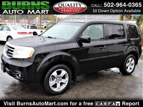 2013 Honda Pilot 4WD EX-L 3rd Row Sunroof Leather DVD - cars & for sale in Louisville, KY