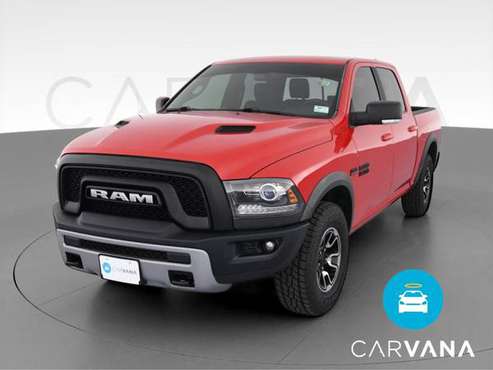 2017 Ram 1500 Crew Cab Rebel Pickup 4D 5 1/2 ft pickup Red - FINANCE... for sale in New Haven, CT