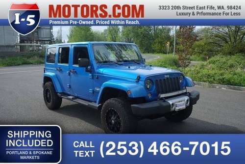 2014 Jeep Wrangler Unlimited Sahara SUV Wrangler Unlimited Jeep for sale in Fife, OR