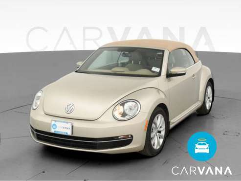 2014 VW Volkswagen Beetle TDI Convertible 2D Convertible Beige - -... for sale in Chaska, MN