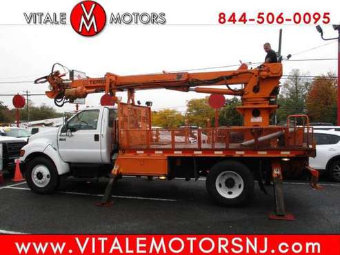 2006 Ford F-750 TEREX TELELECT ** AUGER TRUCK,,, POLE DIGGER TRUCK -... for sale in South Amboy, CT