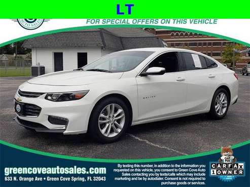 2017 Chevrolet Chevy Malibu LT The Best Vehicles at The Best... for sale in Green Cove Springs, SC