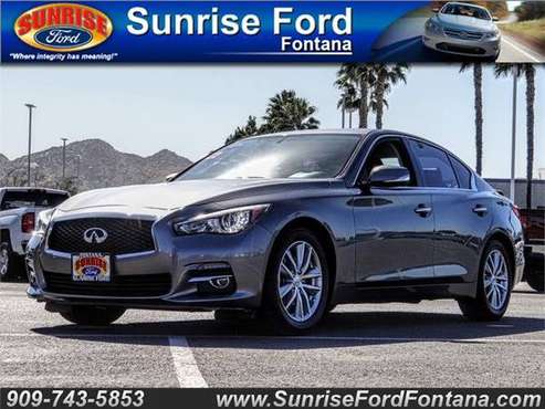2015 Infiniti Q50 4dr Sdn RWD * CALL TODAY .. DRIVE TODAY! O.A.D. * for sale in Fontana, CA