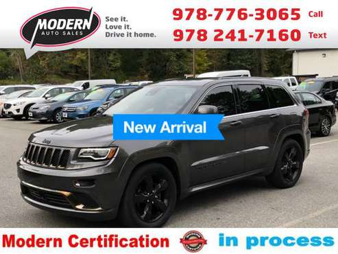 2016 Jeep Grand Cherokee Overland 4x4 for sale in Tyngsboro, MA