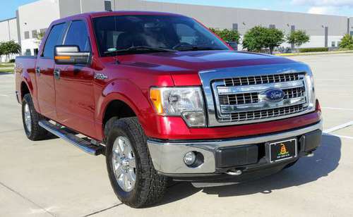 2014 Ford F150 4X4 5.0L Crew Cab Leather Interior Super Clean! for sale in Houston, TX