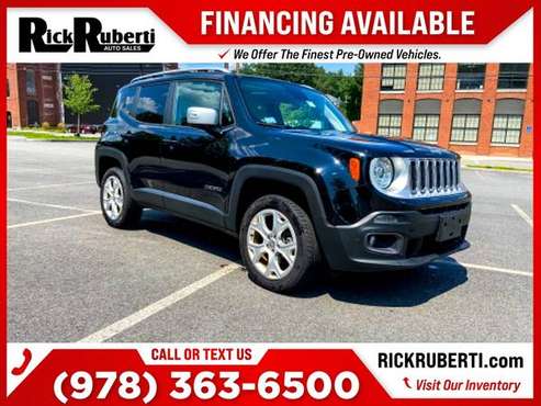 2018 Jeep Renegade Limited FOR ONLY 368/mo! - - by for sale in Fitchburg, MA