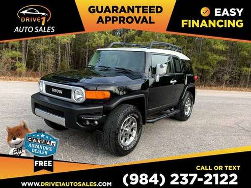 2013 Toyota FJ Cruiser PRICED TO SELL! - - by dealer for sale in Wake Forest, NC