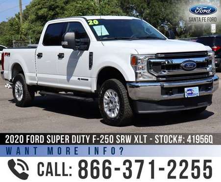 2020 FORD SUPER DUTY F250 SRW XLT Diesel, SiriusXM, WIFI for sale in Alachua, FL