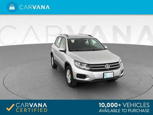 2015 VW Volkswagen Tiguan 2.0T S Sport Utility 4D suv Silver - FINANCE for sale in Pittsburgh, PA