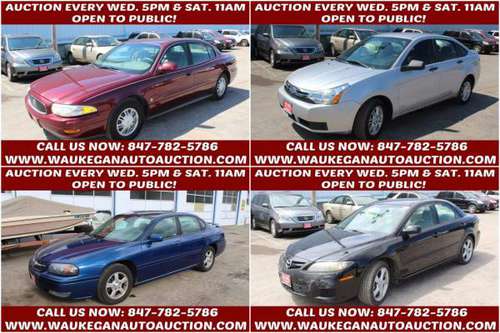 2002 BUICK LESABRE/09 FORD FOCUS/05 CHEVY IMPALA/08 MAZDA6 - cars & for sale in WAUKEGAN, WI