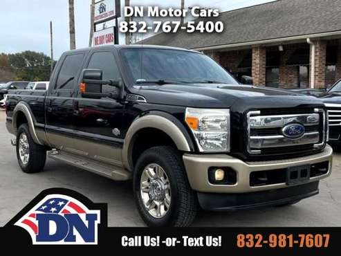 2013 Ford Super Duty F-250 SRW Truck F250 4WD Crew Cab 156 King for sale in Houston, TX
