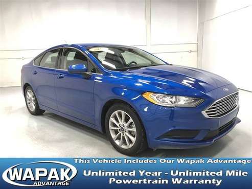 2017 Ford Fusion SE with - cars & trucks - by dealer - vehicle... for sale in Wapakoneta, OH