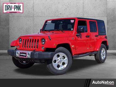 2015 Jeep Wrangler Unlimited Sahara 4x4 4WD Four Wheel SKU: FL732639 for sale in Englewood, CO