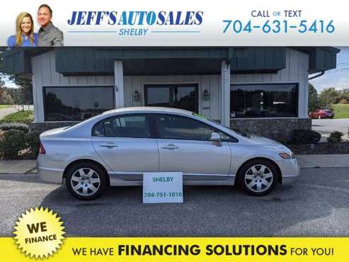 2007 Honda Civic LX Sedan AT - Down Payments As Low As $999 - cars &... for sale in Shelby, NC
