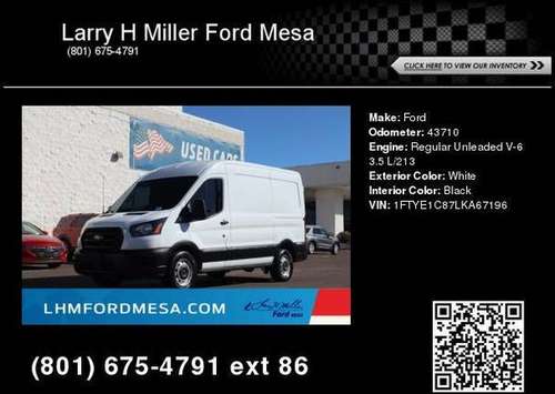 2020 Ford Transit Cargo Van Base - - by dealer for sale in Mesa, AZ