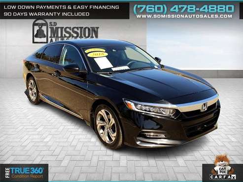 2018 Honda Accord Sedan EX 15T 15 T 15-T FOR ONLY 374/mo! - cars & for sale in Vista, CA