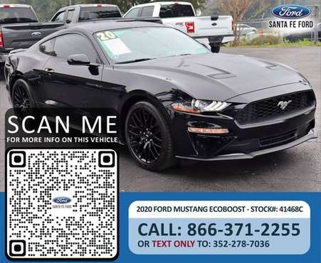 2020 FORD MUSTANG ECOBOOST Cruise Control, WiFi, Ecoboost for sale in Alachua, FL